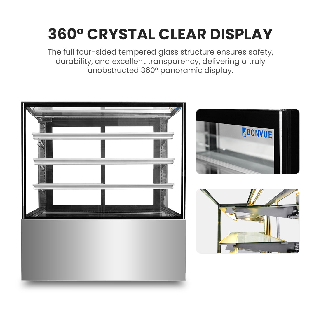 Bonvue Heated Display Cabinet – H-SF840V