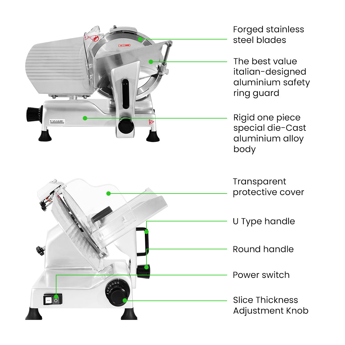 Yasaki JACKS Professional Deli Slicer – HBS-300