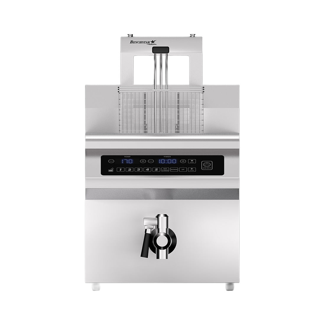 Benchstar Single Tank Auto Lifting Induction Fryer – IF3500S-AL