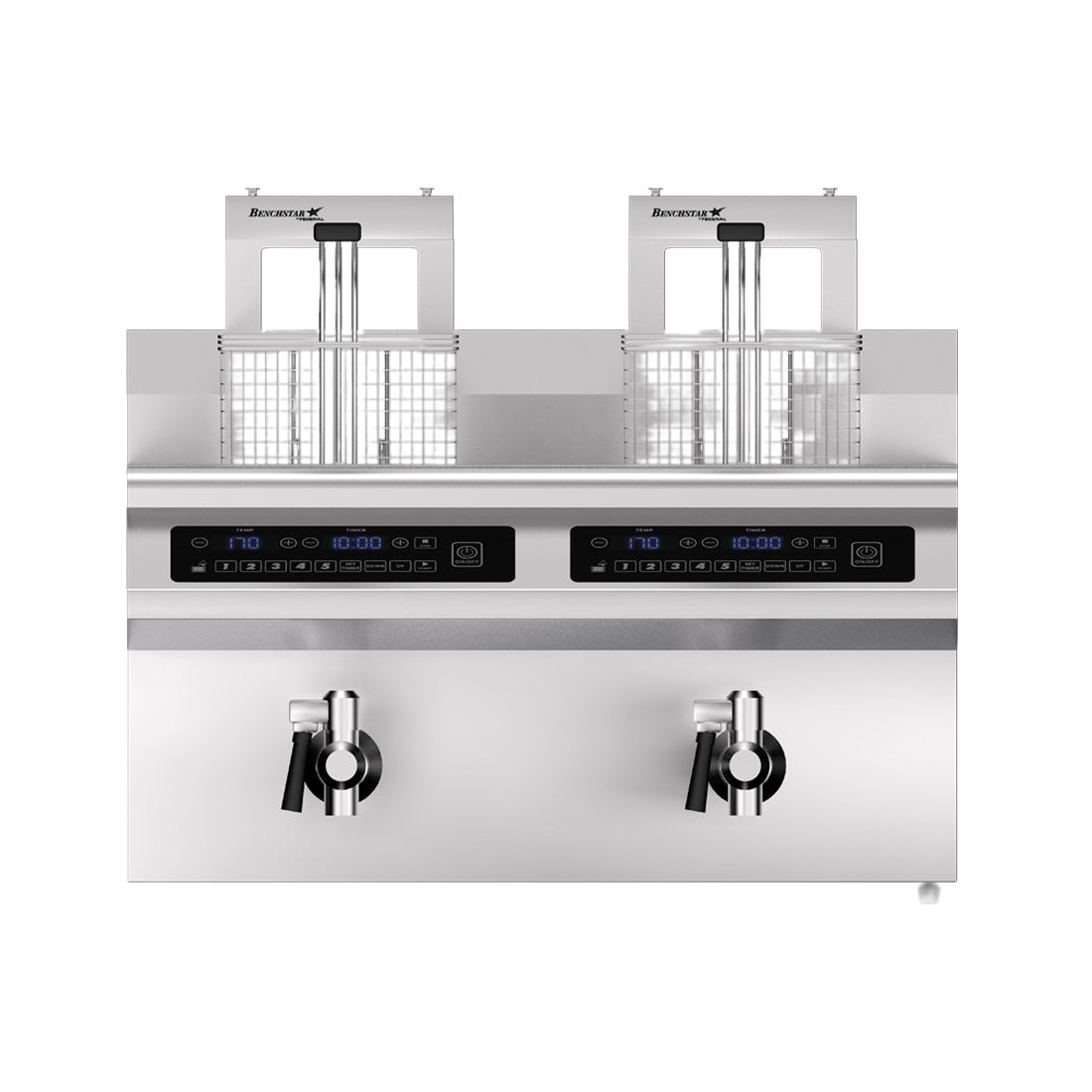 Benchstar Double Tanks Auto Lifting Induction Fryer – IF7000D-AL