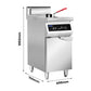 Electmax 700 Series Induction Single Fryer with Splashback – IFS7-30L