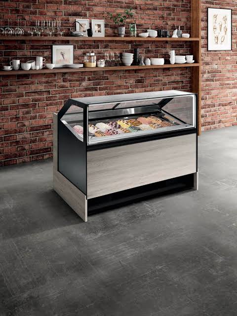 Frigomeccanica - ALBA SQUARED 16 Pan Gelato Showcase - ALBA SQ 200 L