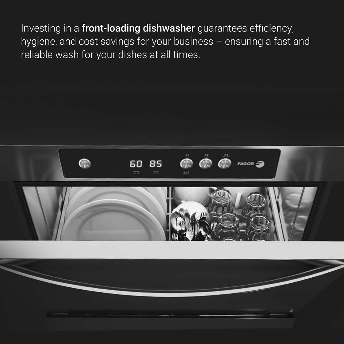 Fagor iNova Concept Front Loading Dishwasher – WUC-502TBD