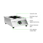Benchstar Ceramic Induction Wok w/ Stainless Steel Body IW500