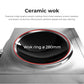 Benchstar Ceramic Induction Wok w/ Stainless Steel Body IW500