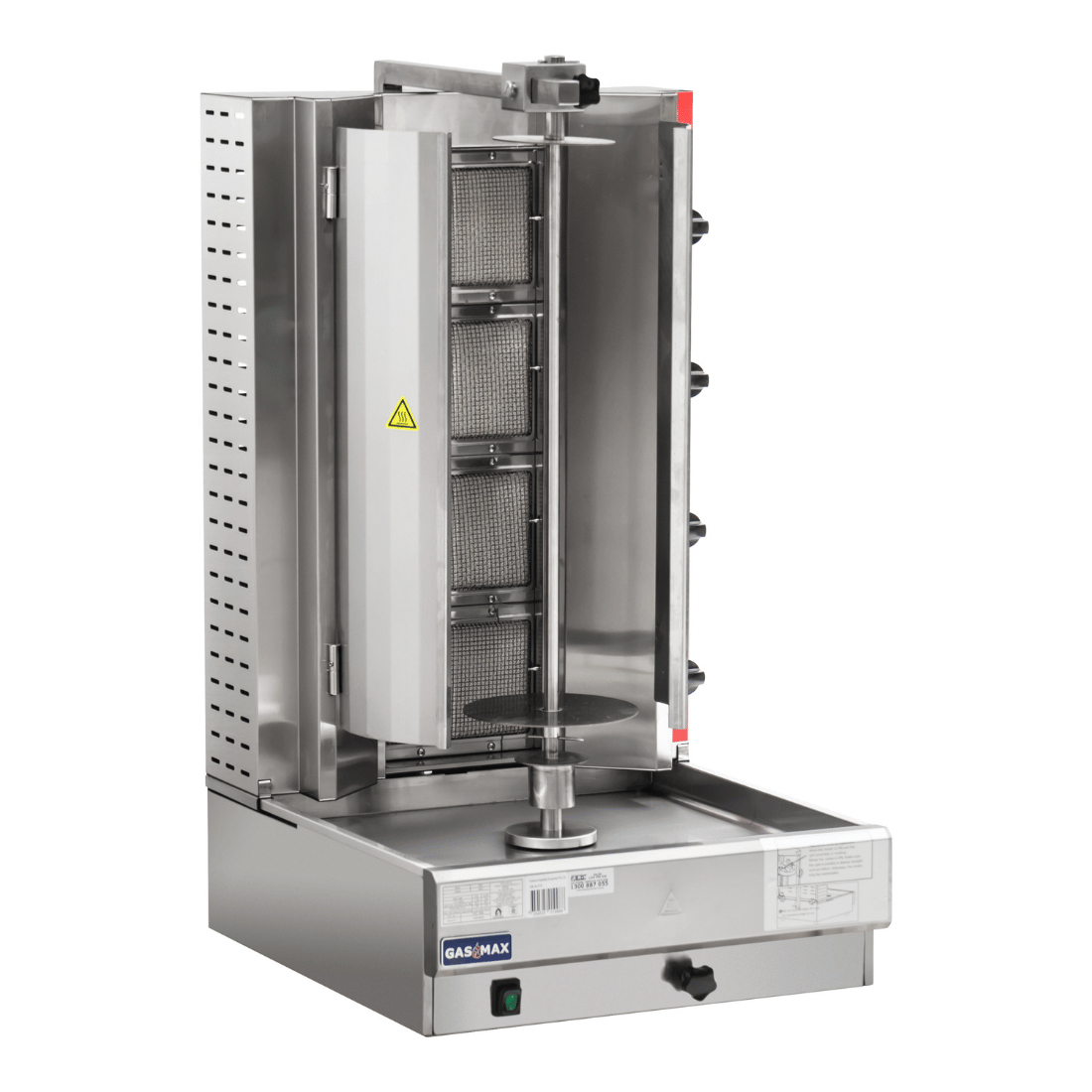 Gasmax Semi-automatic 4 Burner LPG Kebab Machine – KB-4LPG