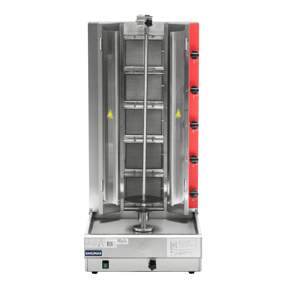 Gasmax Semi-automatic 5 Burner NG Kebab Machine – KB-5