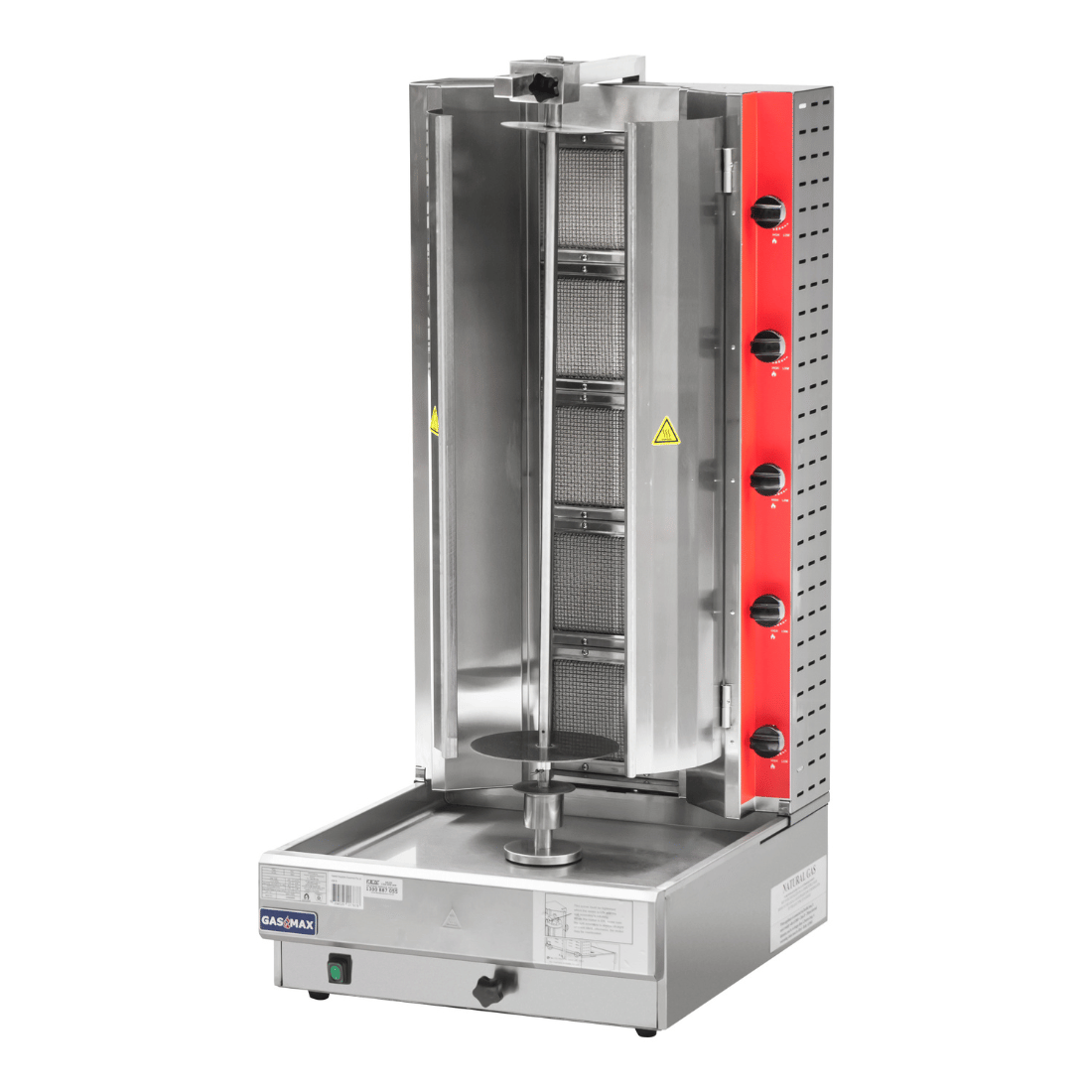 Gasmax Semi-automatic 5 Burner NG Kebab Machine – KB-5