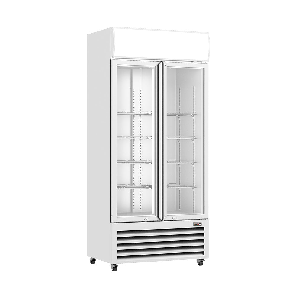 Thermaster Double Glass Door Colourbond Upright Drink Fridge – LG-580P