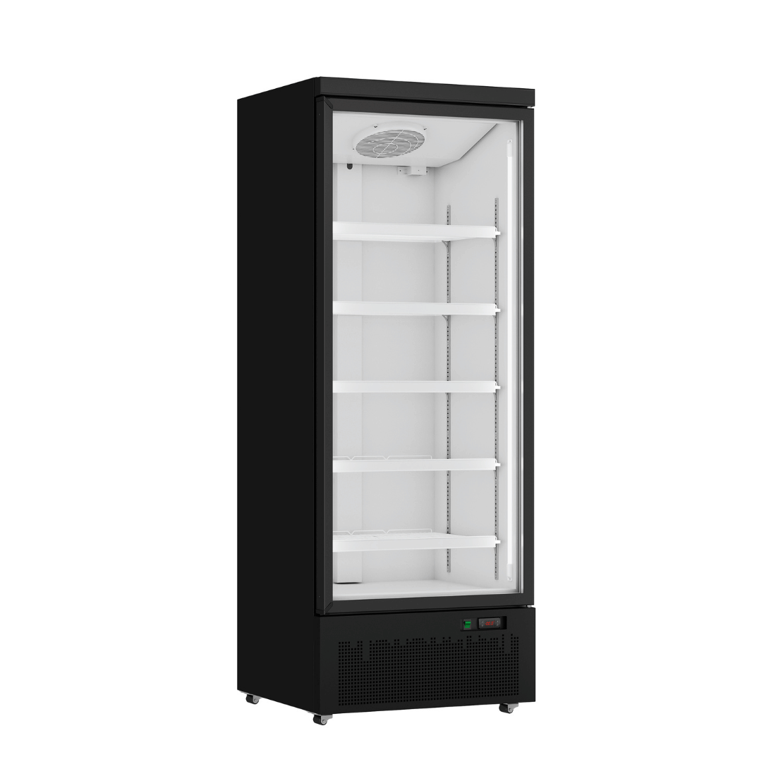 Thermaster Door Supermarket Fridge Black – LG-600BGBM