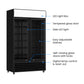 Thermaster Two Glass Door Colourbond Upright Drink Fridge – LG-730BP