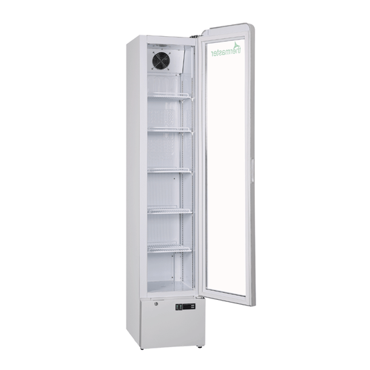 Thermaster SlimFit Upright Glass Door Beverage Fridge - LG166FA