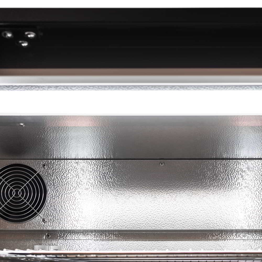 AG BEER3-SD – Three Door Bar Fridge - Black Body & Doors
