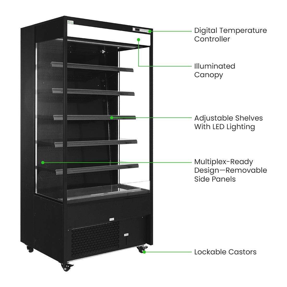 Thermaster Supermarket Open Beverage Display – OC-915B
