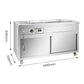 Thermaster Premium Wet and Dry Bain Marie Food Display 4x1/1 GN Pans PG150FE-XB