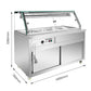 Thermaster Wet and Dry Bain Marie Display 4x1/1 GN Pans – PG150FE-XG
