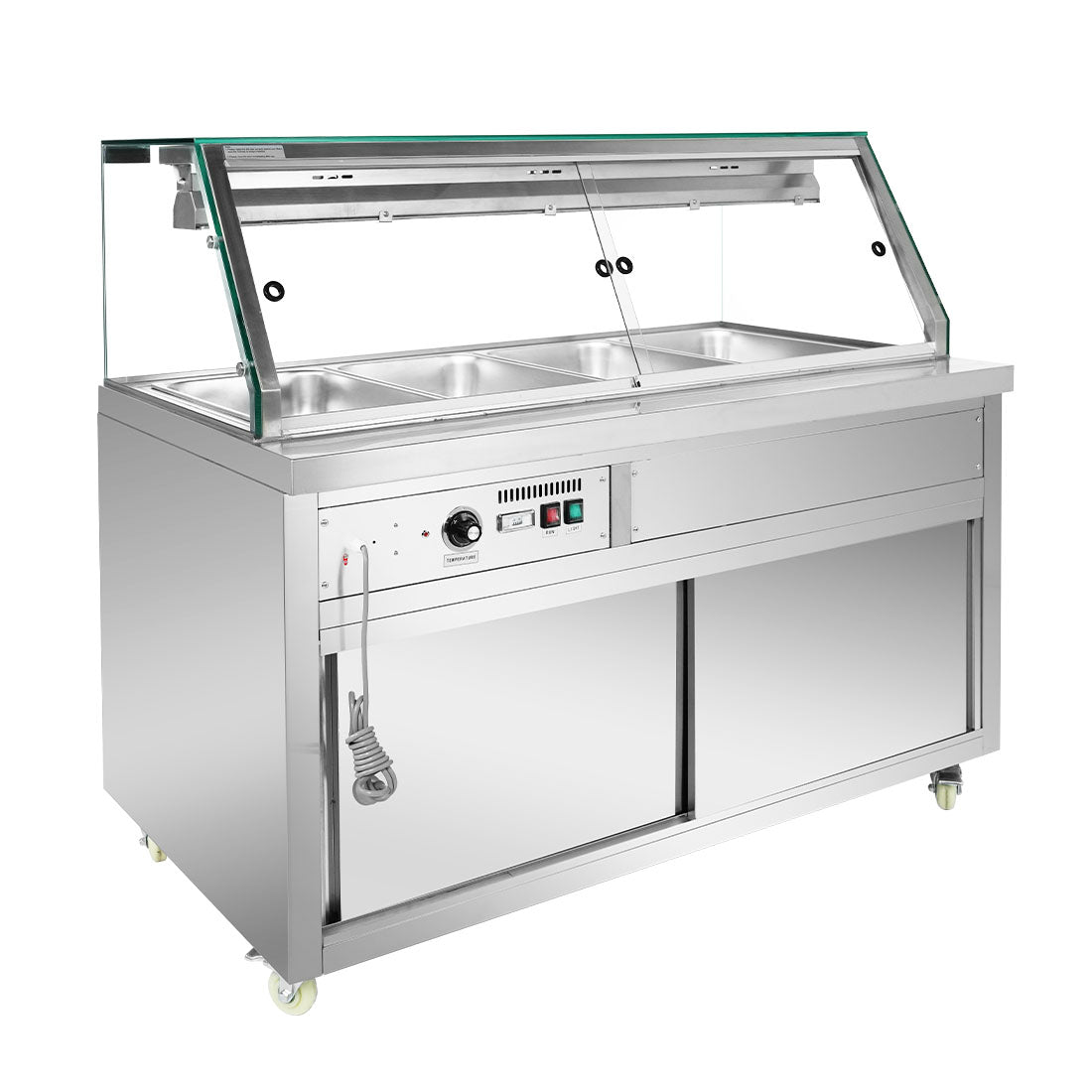 Thermaster Wet and Dry Bain Marie Display 4x1/1 GN Pans – PG150FE-XG