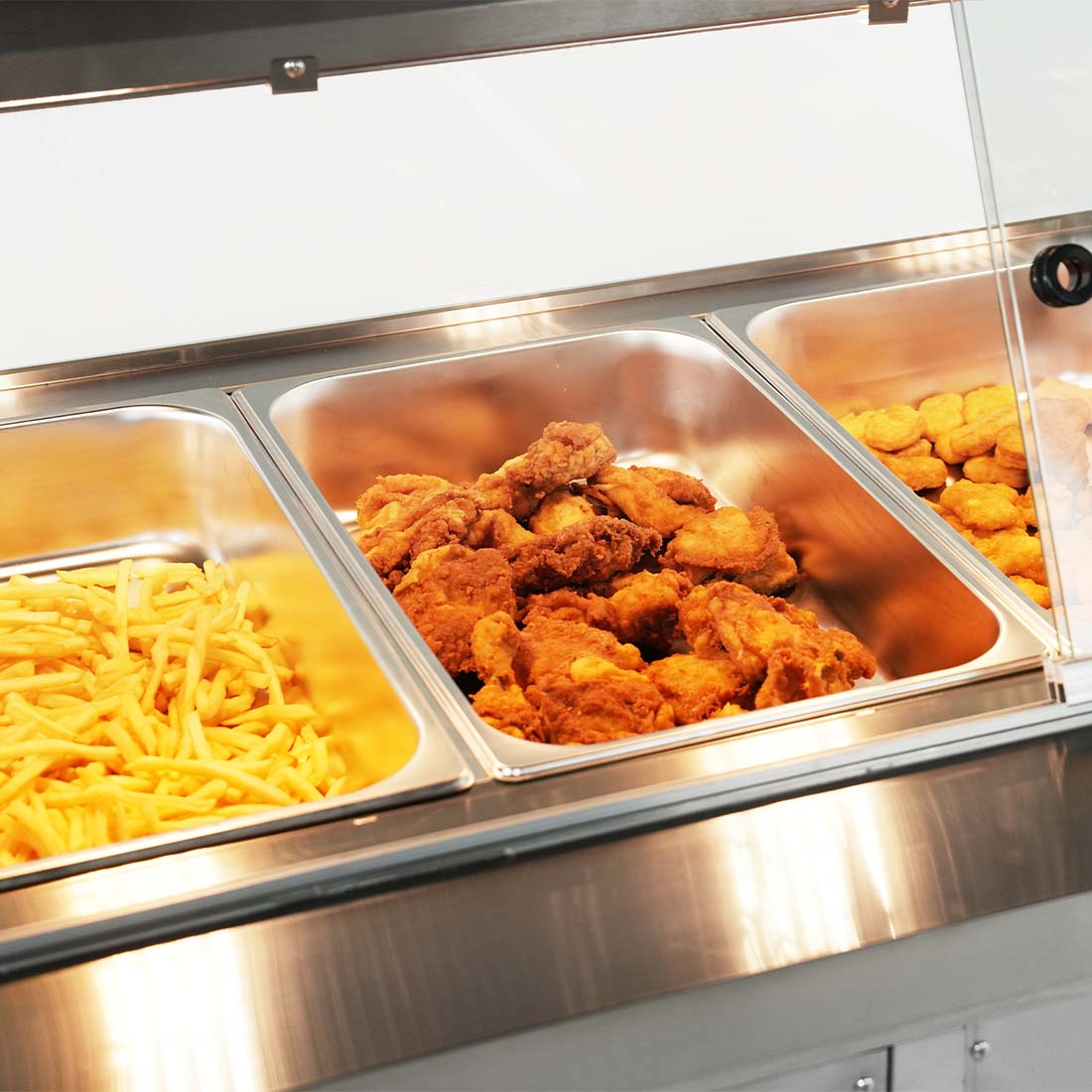Thermaster Wet and Dry Bain Marie Display 5x1/1 GN Pans – PG180FE-XG