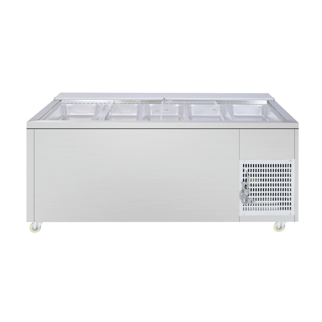 Thermaster Two Door Cold Bench Salad Station 5x1/1 GN Pans – PG180FA-XB