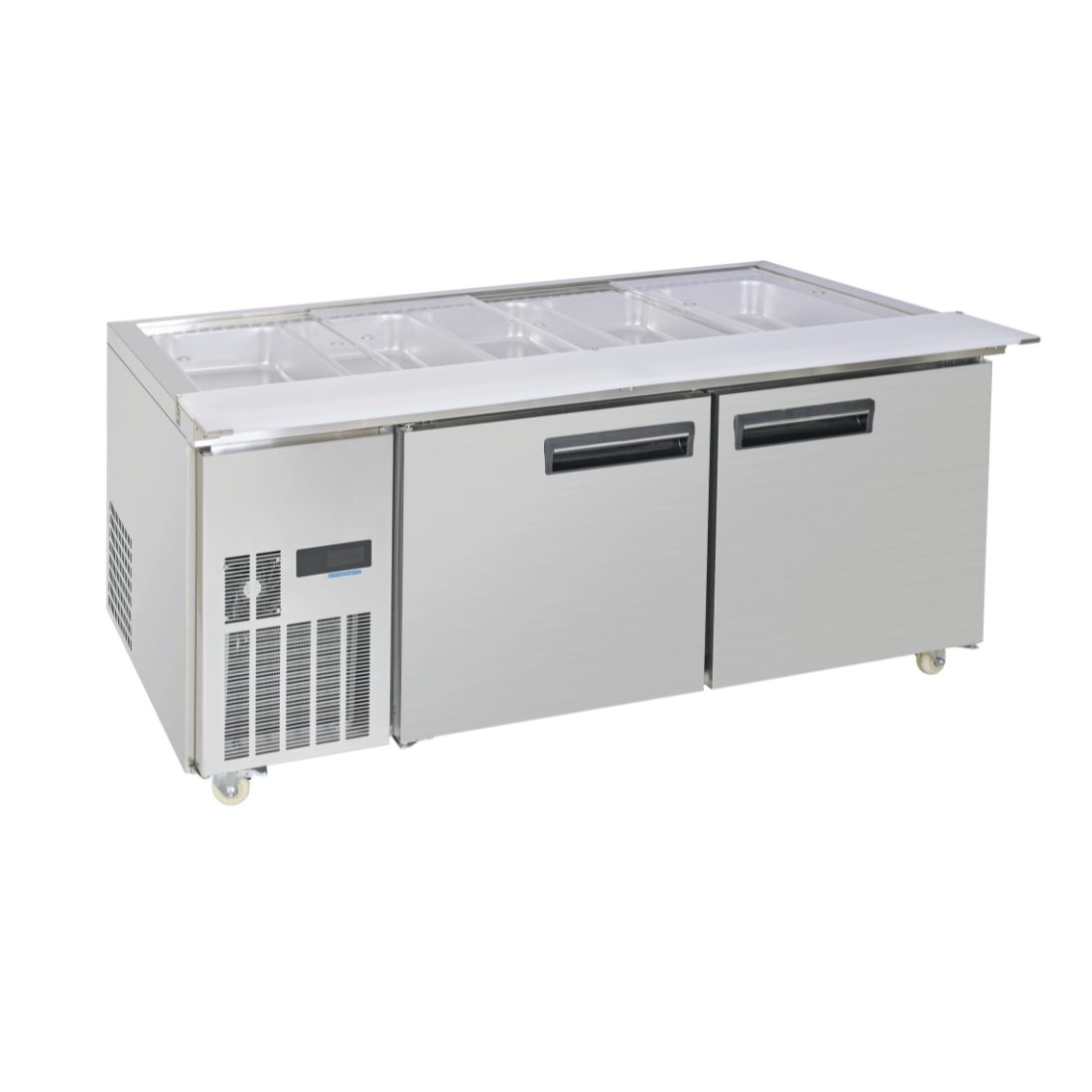 Thermaster Two Door Cold Bench Salad Station 5x1/1 GN Pans – PG180FA-XB