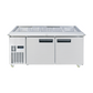 Thermaster Two Door Cold Bench Salad Station 5x1/1 GN Pans – PG180FA-XB
