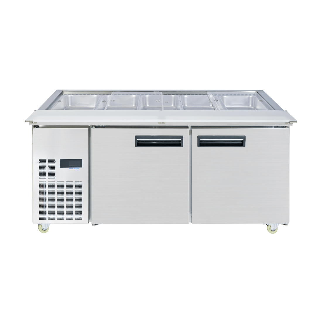 Thermaster Two Door Cold Bench Salad Station 5x1/1 GN Pans – PG180FA-XB