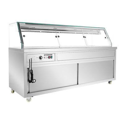 Thermaster Wet and Dry Bain Marie Display 6x1/1 GN Pans PG210FE-XG