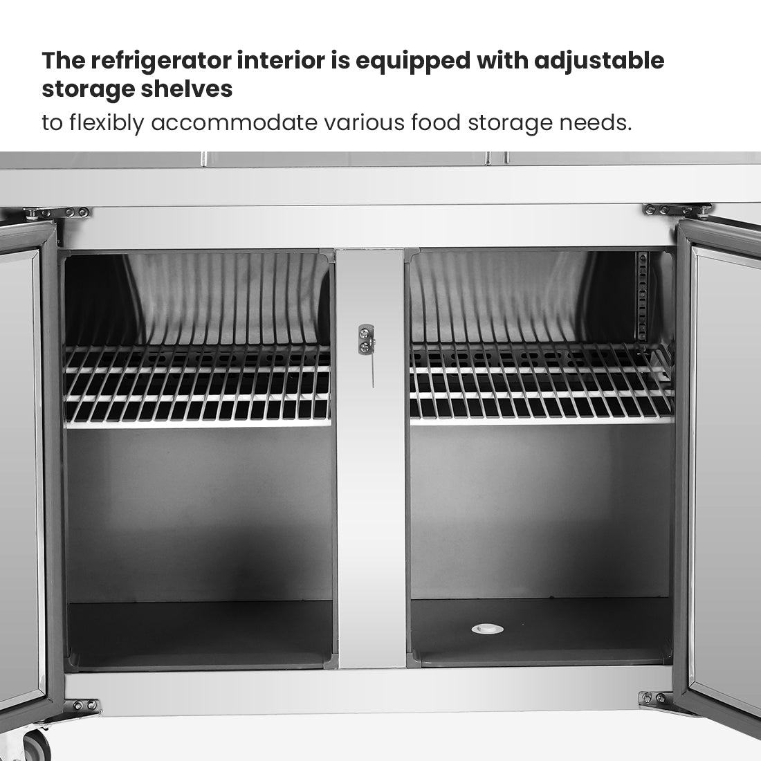 Thermaster three door DELUXE Pizza Prep Bench – PWB180