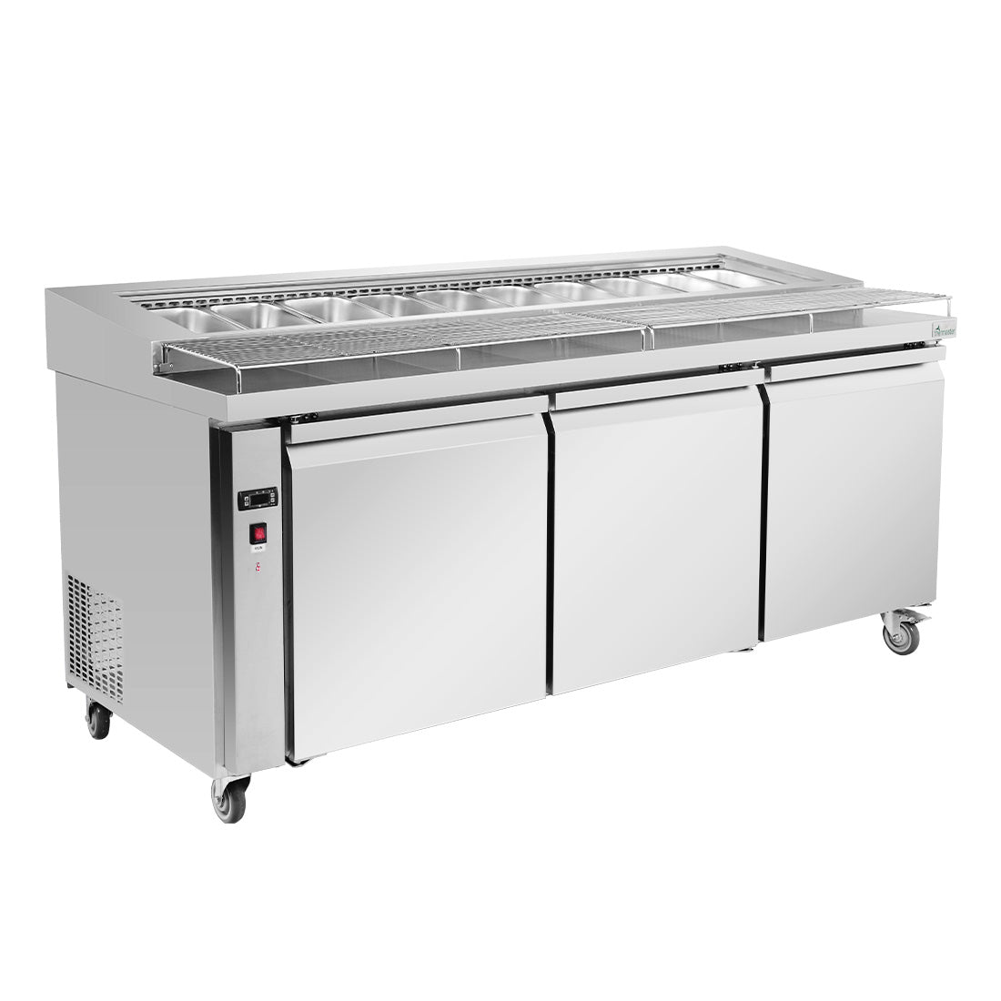 Thermaster three door DELUXE Pizza Prep Bench – PWB180