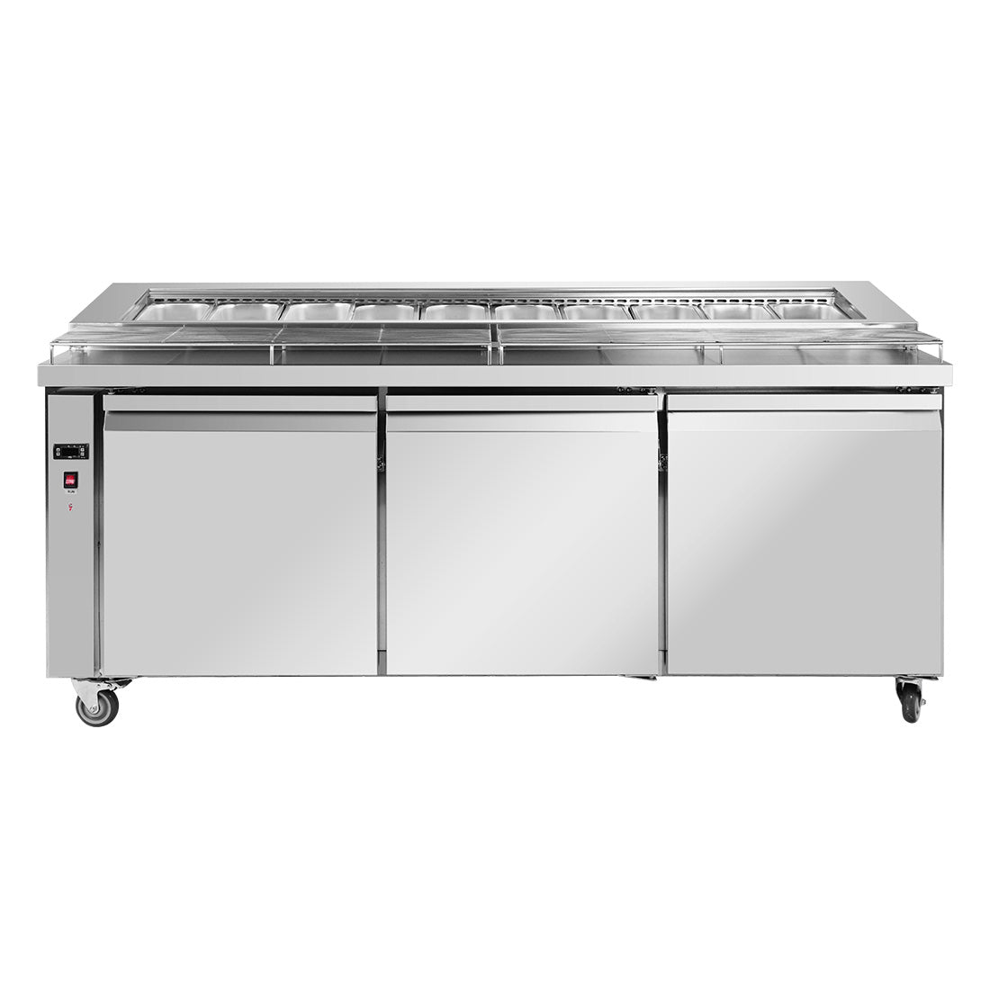 Thermaster three door DELUXE Pizza Prep Bench – PWB180