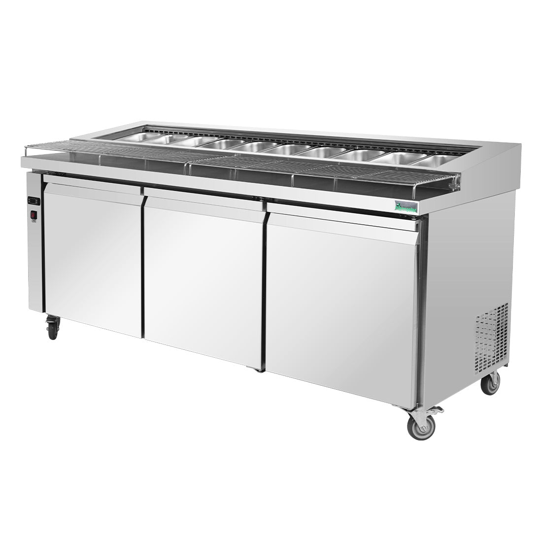Thermaster three door DELUXE Pizza Prep Bench – PWB180