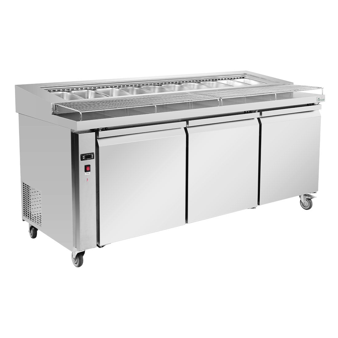 Thermaster Three door DELUXE Pizza Prep Bench – PWB200