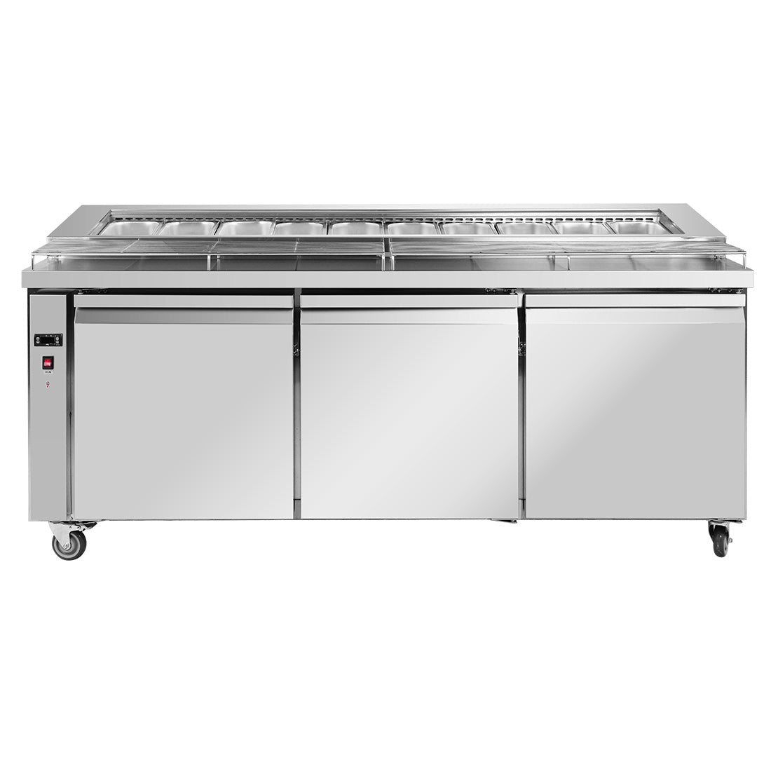 Thermaster Three door DELUXE Pizza Prep Bench – PWB200