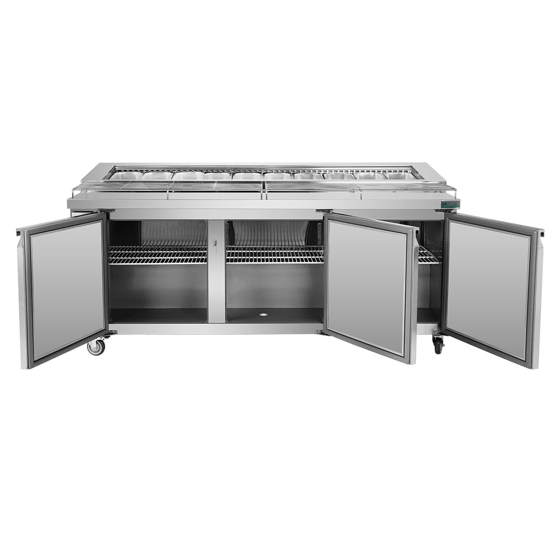 Thermaster Three door DELUXE Pizza Prep Bench – PWB200