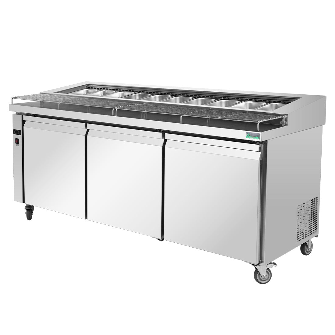 Thermaster Three door DELUXE Pizza Prep Bench – PWB200
