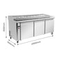 Thermaster Three door DELUXE Pizza Prep Bench – PWB200
