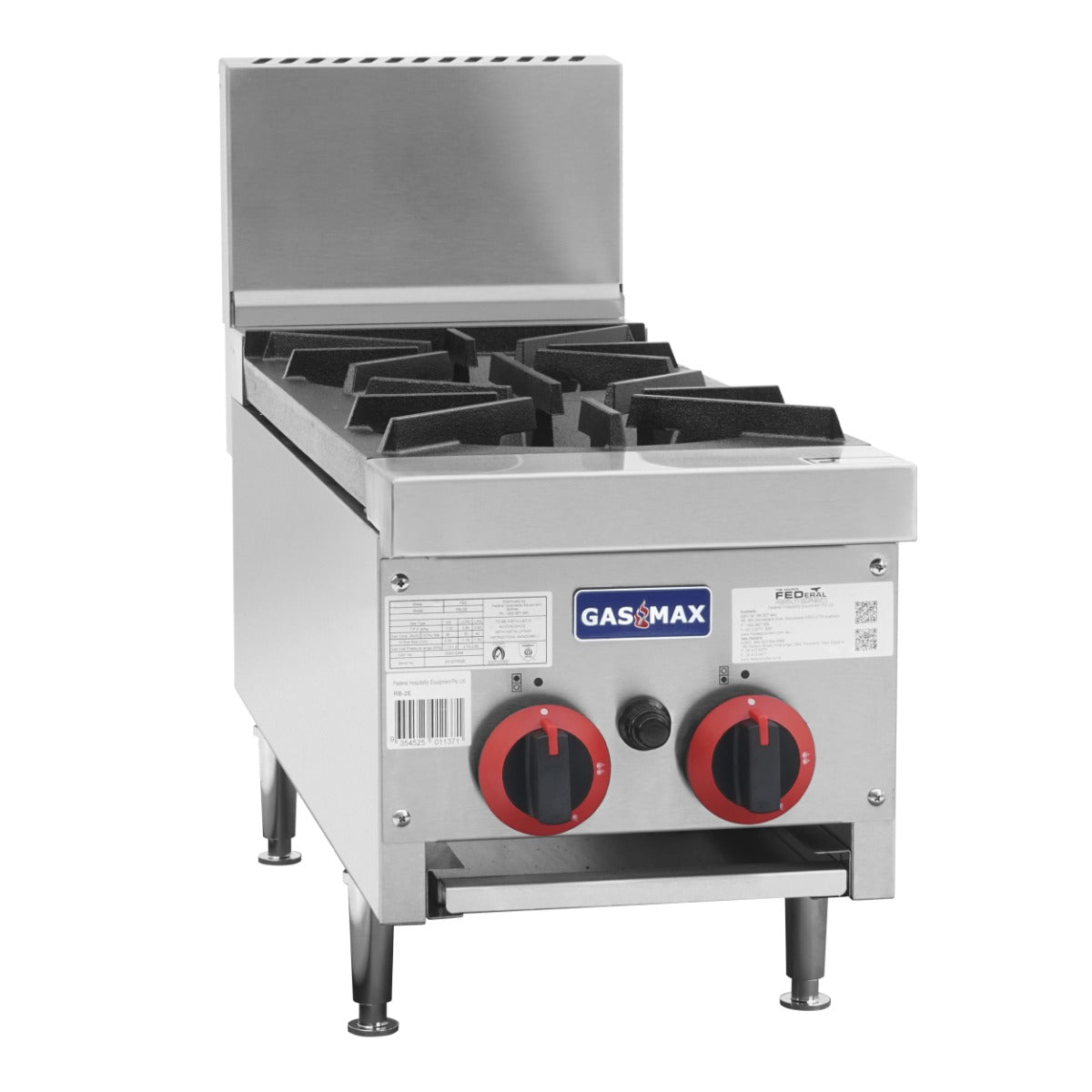 Gasmax RB-2ELPG – Gas 2 Burner Cook Top