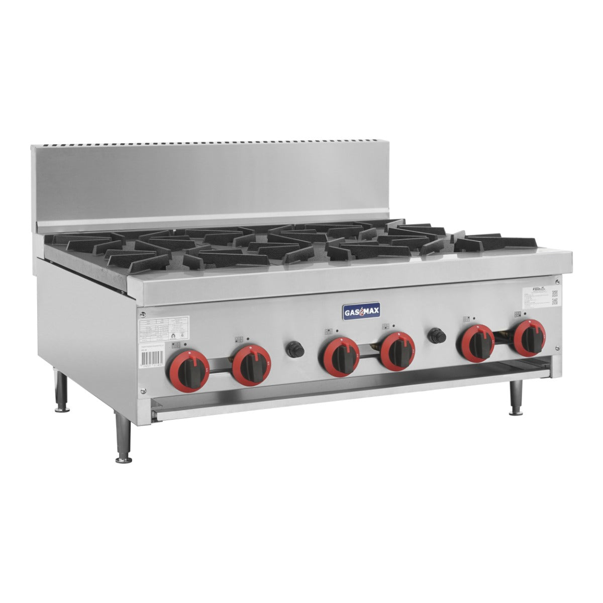 Gasmax RB-6E – Gas 6 Burner Cook Top