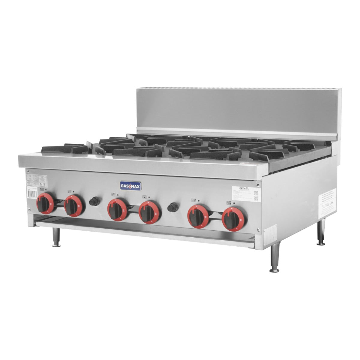 Gasmax RB-6E – Gas 6 Burner Cook Top