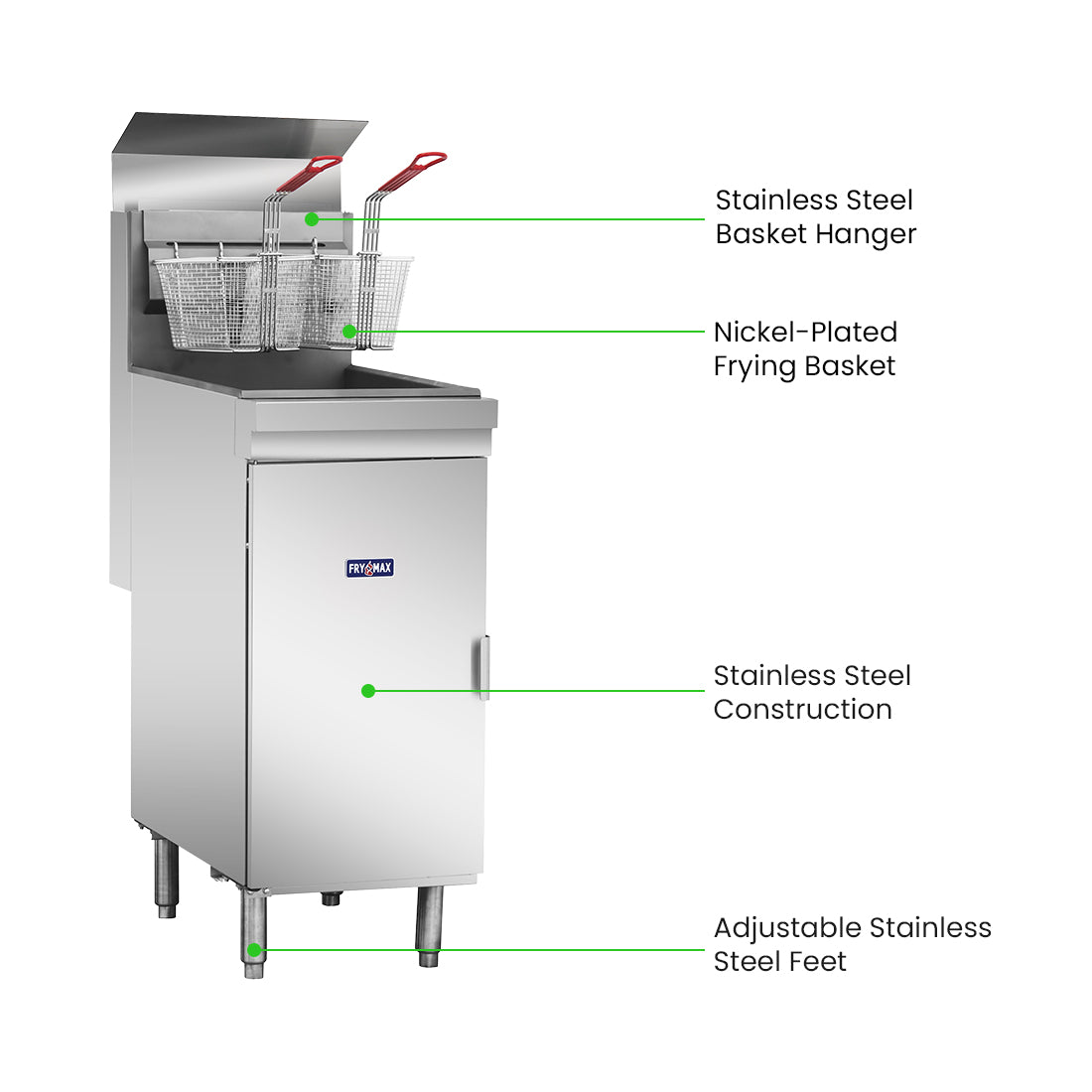 GasMax Superfast Natural Gas Tube Fryer – RC400E