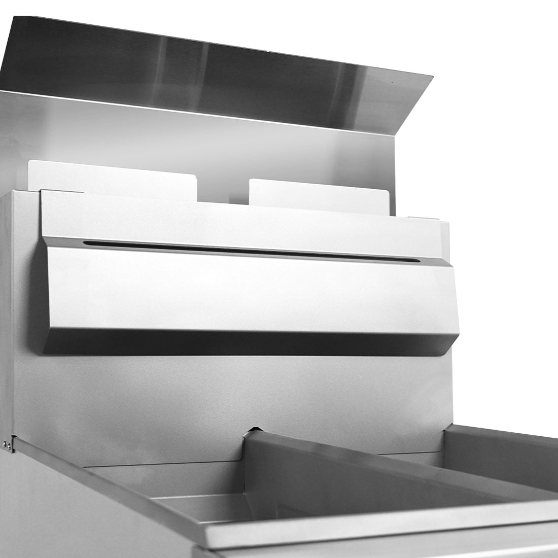 GasMax Superfast Natural Gas Tube Twin Vat Fryer – RC400TE