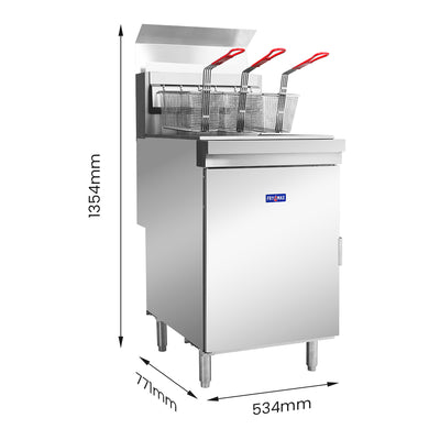 GasMax Superfast LPG Gas Tube Fryer – RC500ELPG