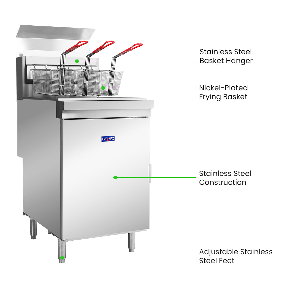 GasMax Superfast LPG Gas Tube Fryer – RC500ELPG