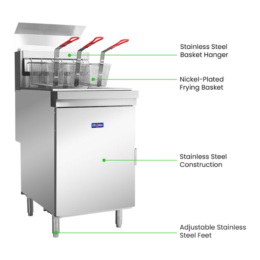 GasMax Superfast LPG Gas Tube Fryer – RC500ELPG