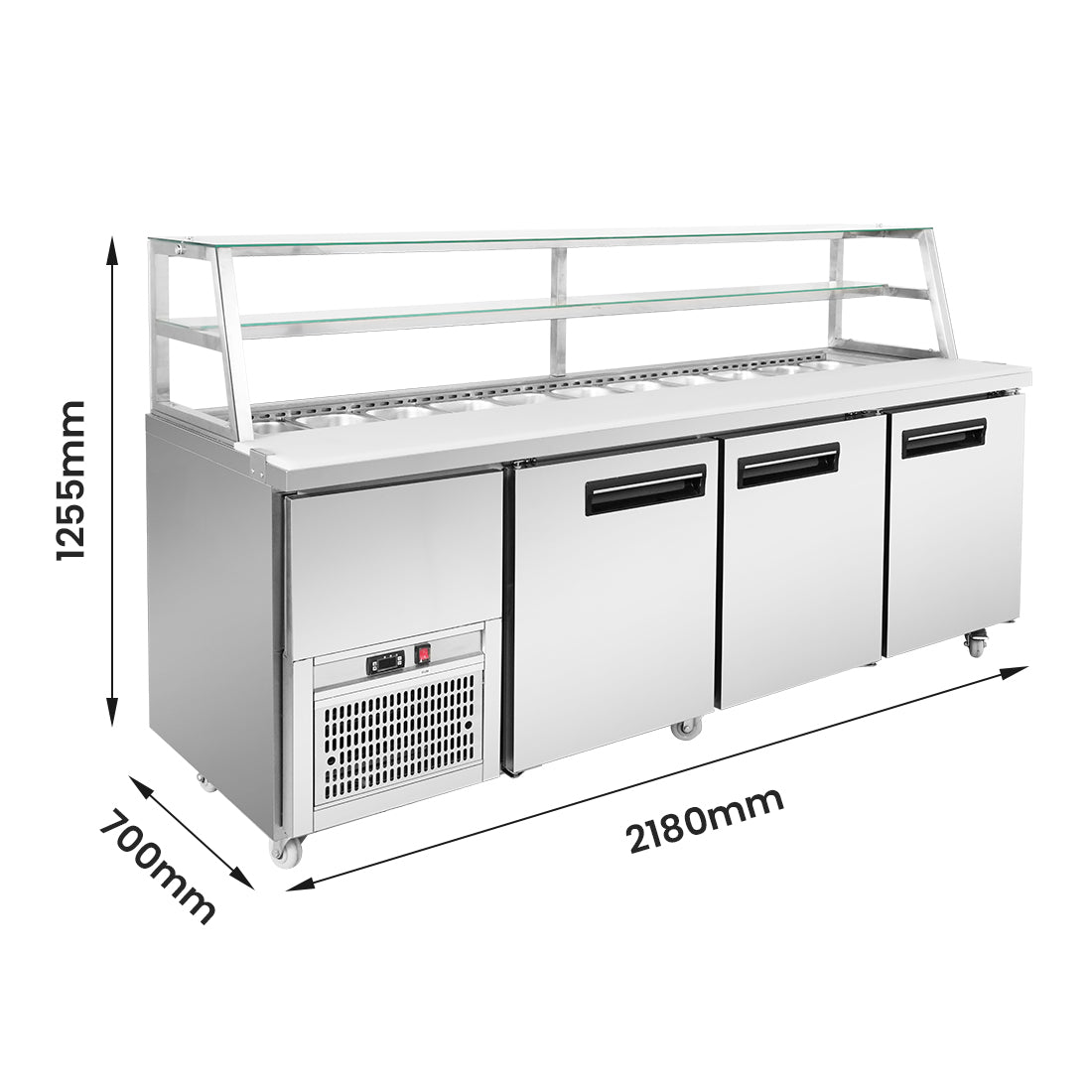 Thermaster three door DELUXE Sandwich Bar – SCB/21