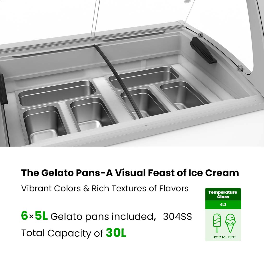 Thermaster 300L Gelato Display – SD-325P