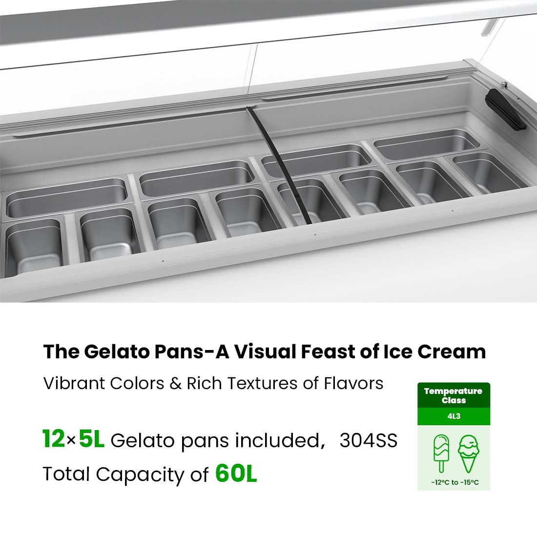 Thermaster 535L Gelato Display – SD-575P