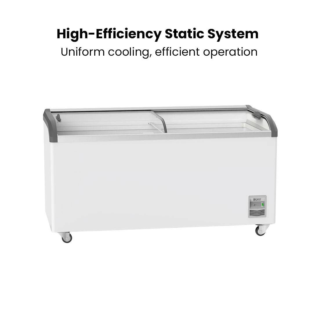 Thermaster Heavy Duty Supermarket Glass Sliding Lid Freezers 576L – SD-576K