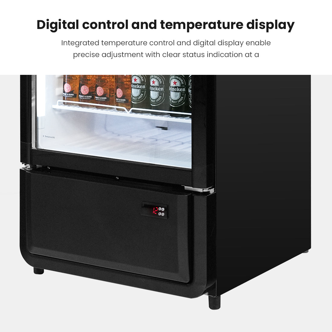 Thermaster Upright Glass Door Beverage Fridge – SDC-343B