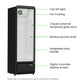 Thermaster Upright Glass Door Beverage Fridge – SDC-258B